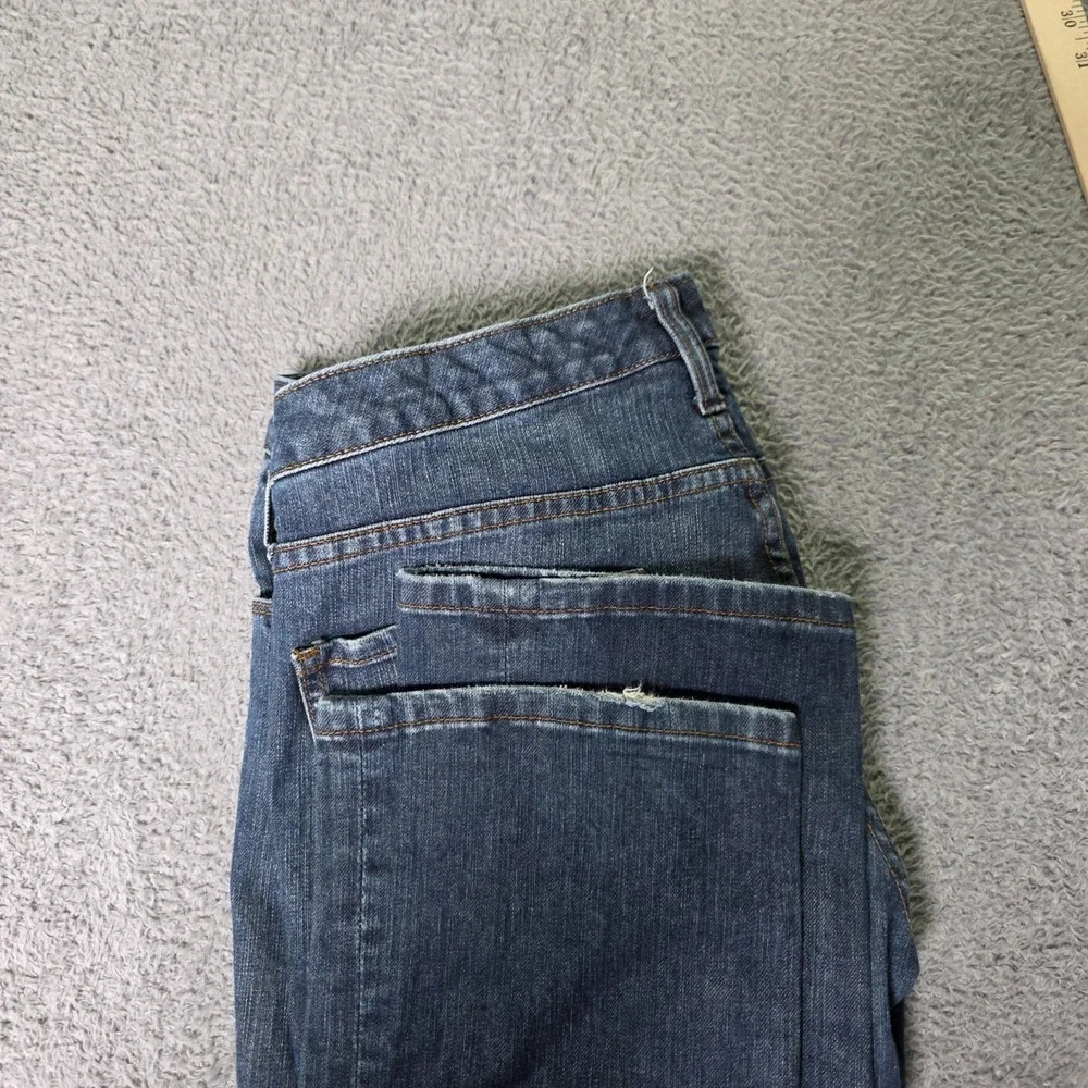Tommy Hilfiger Womens 12R Straight Leg Jeans Blue Medium Wash Mid Rise Stretch